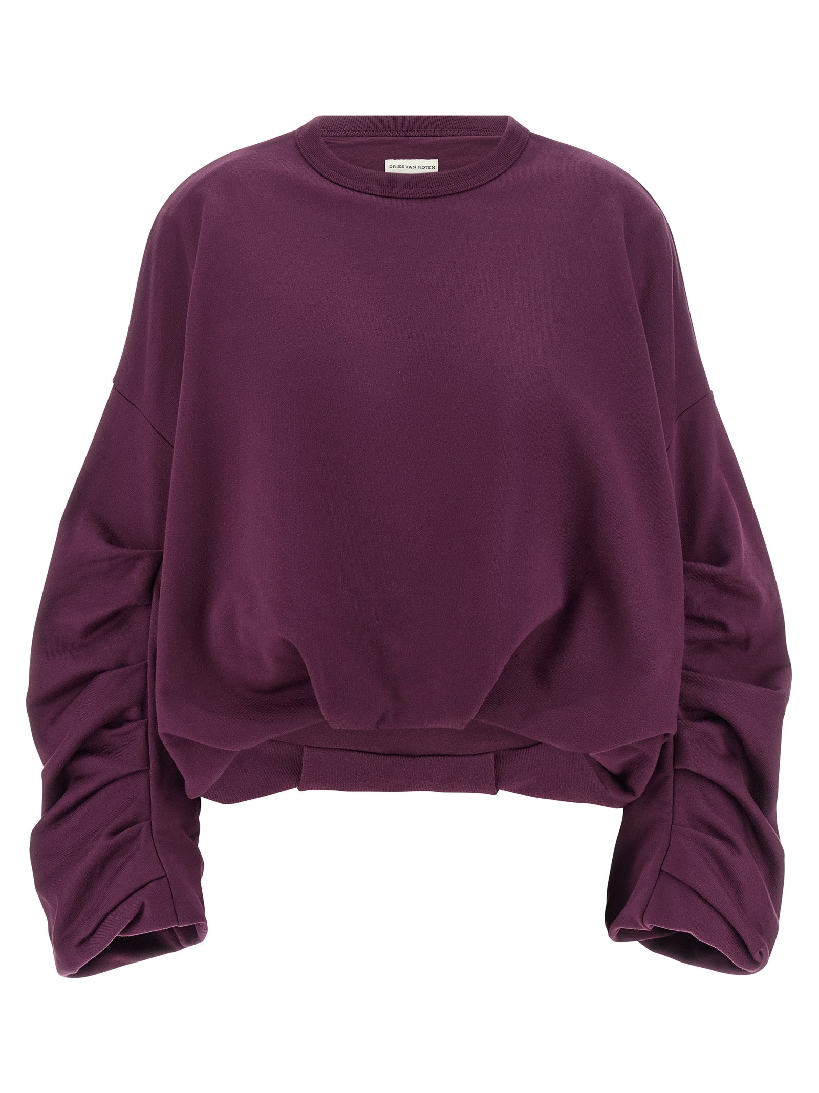 Hannett Sweatshirt Purple Cotton