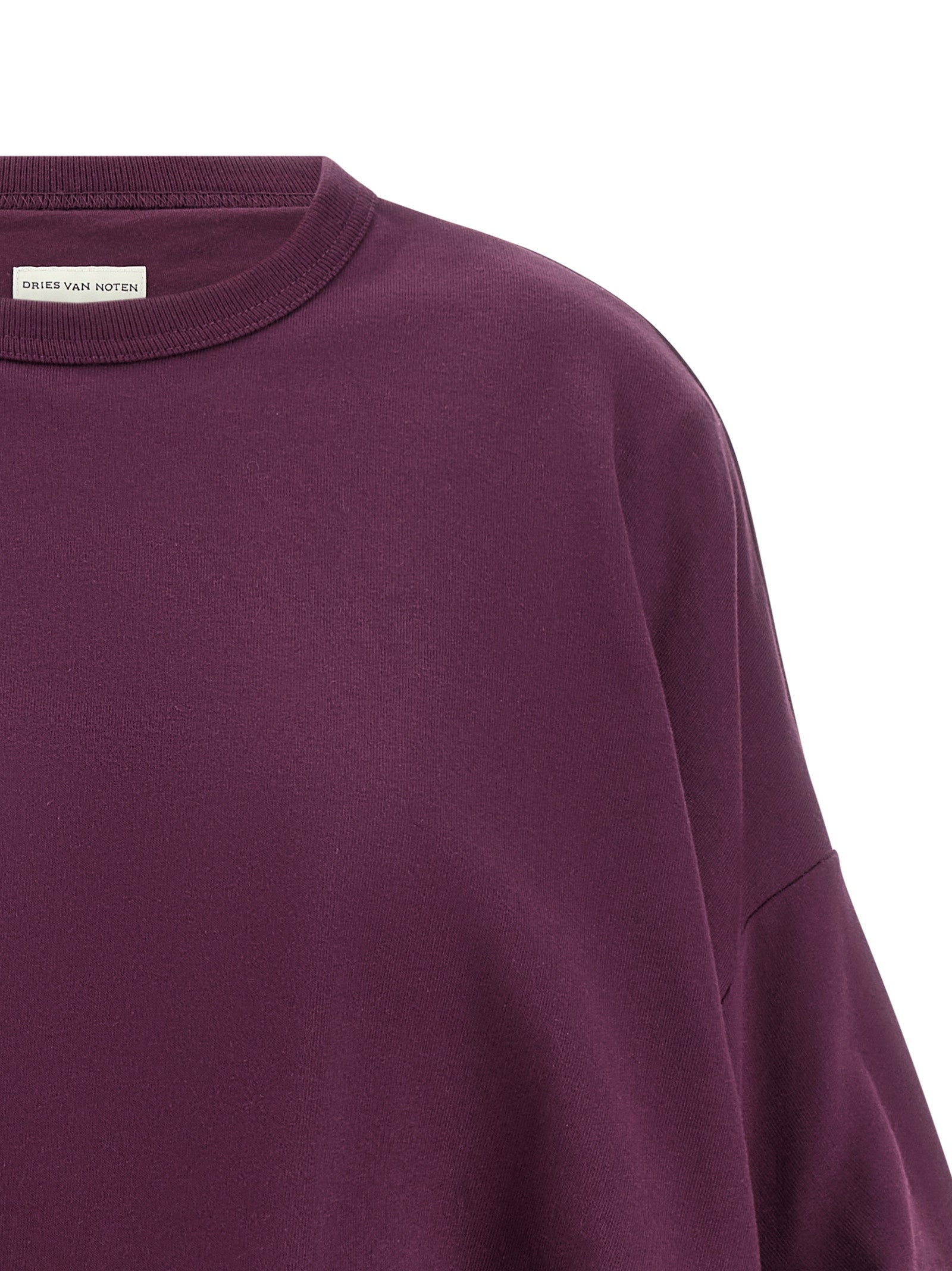 Hannett Sweatshirt Purple Cotton