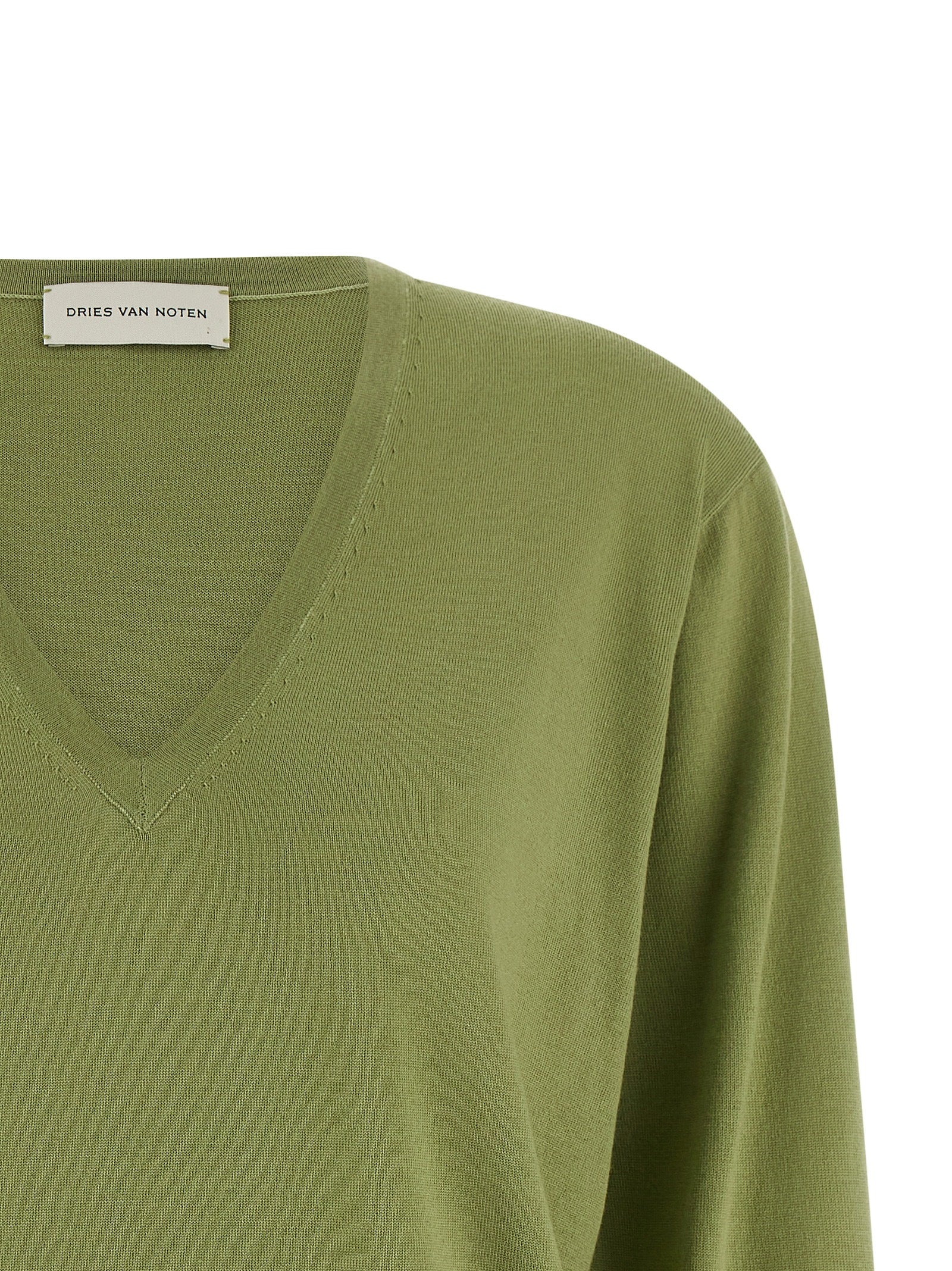 Tuomas sweater Green Merino Wool Sweater, Cardigans