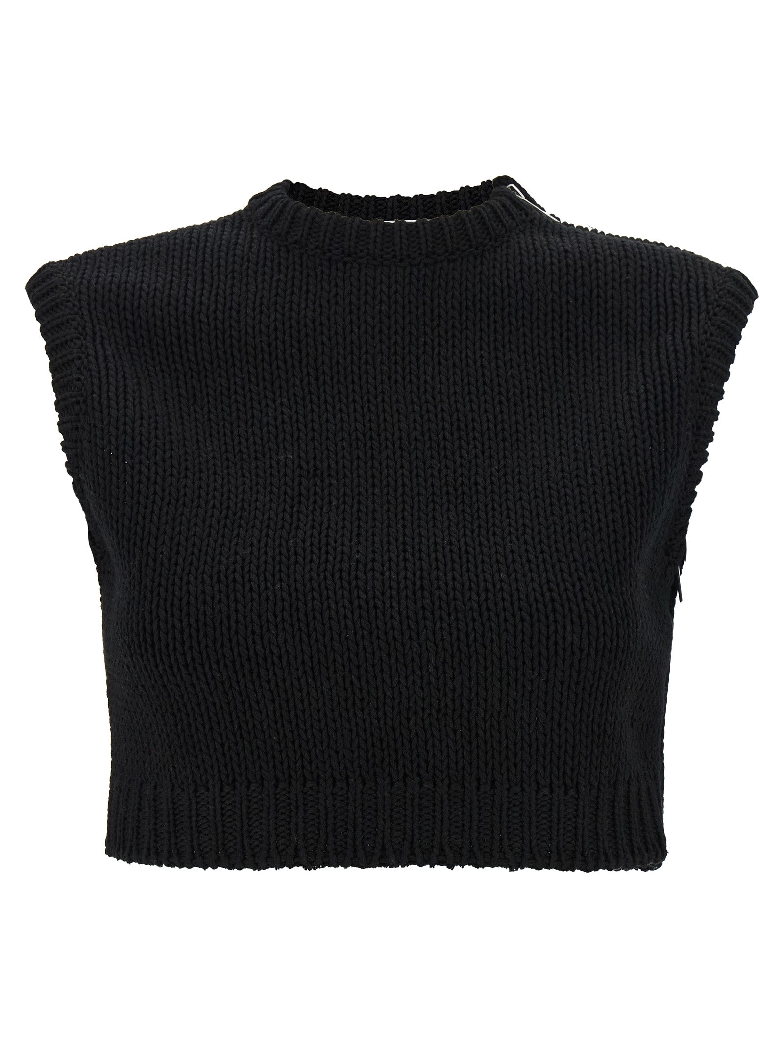 MxsVolto sweater Black Cotton Sweater, Cardigans
