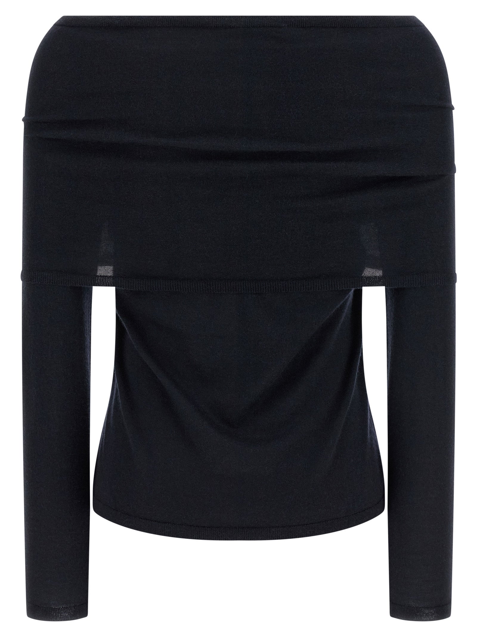 Mxmfaretra sweater Blue Cashmere Sweater, Cardigans