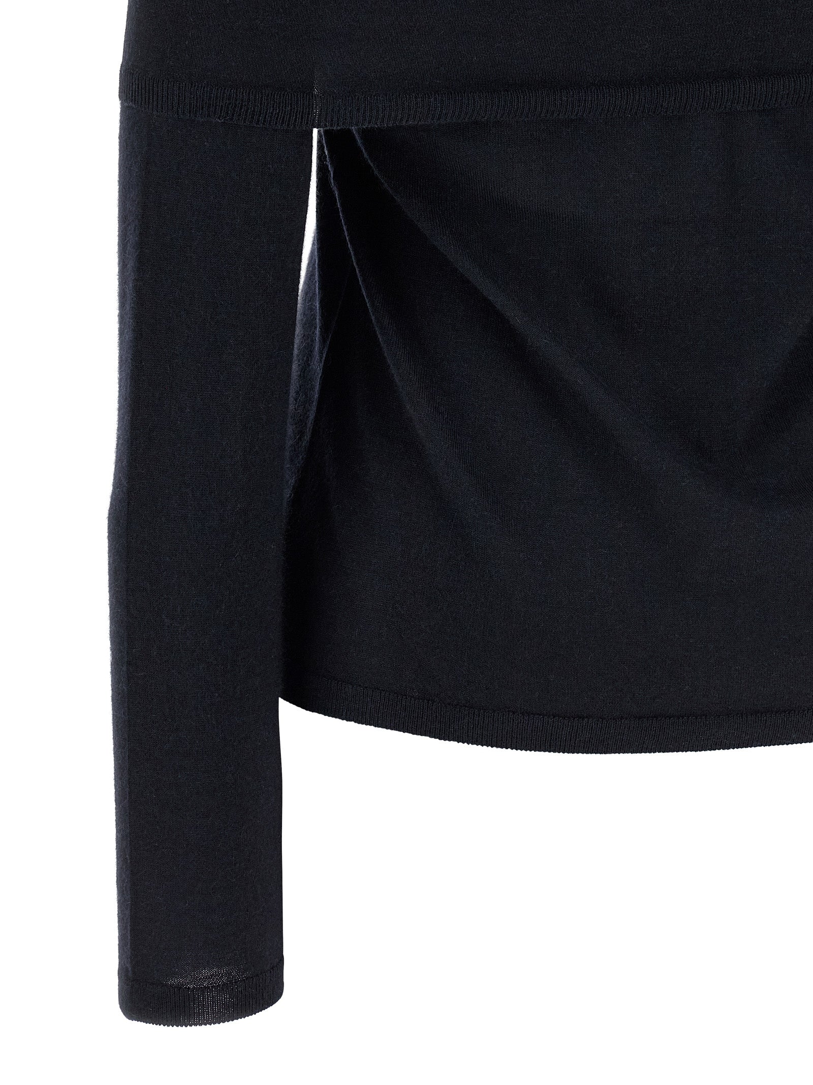 Mxmfaretra sweater Blue Cashmere Sweater, Cardigans