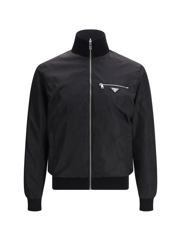 Jacket Reversible Wool & Re-Nylon Black