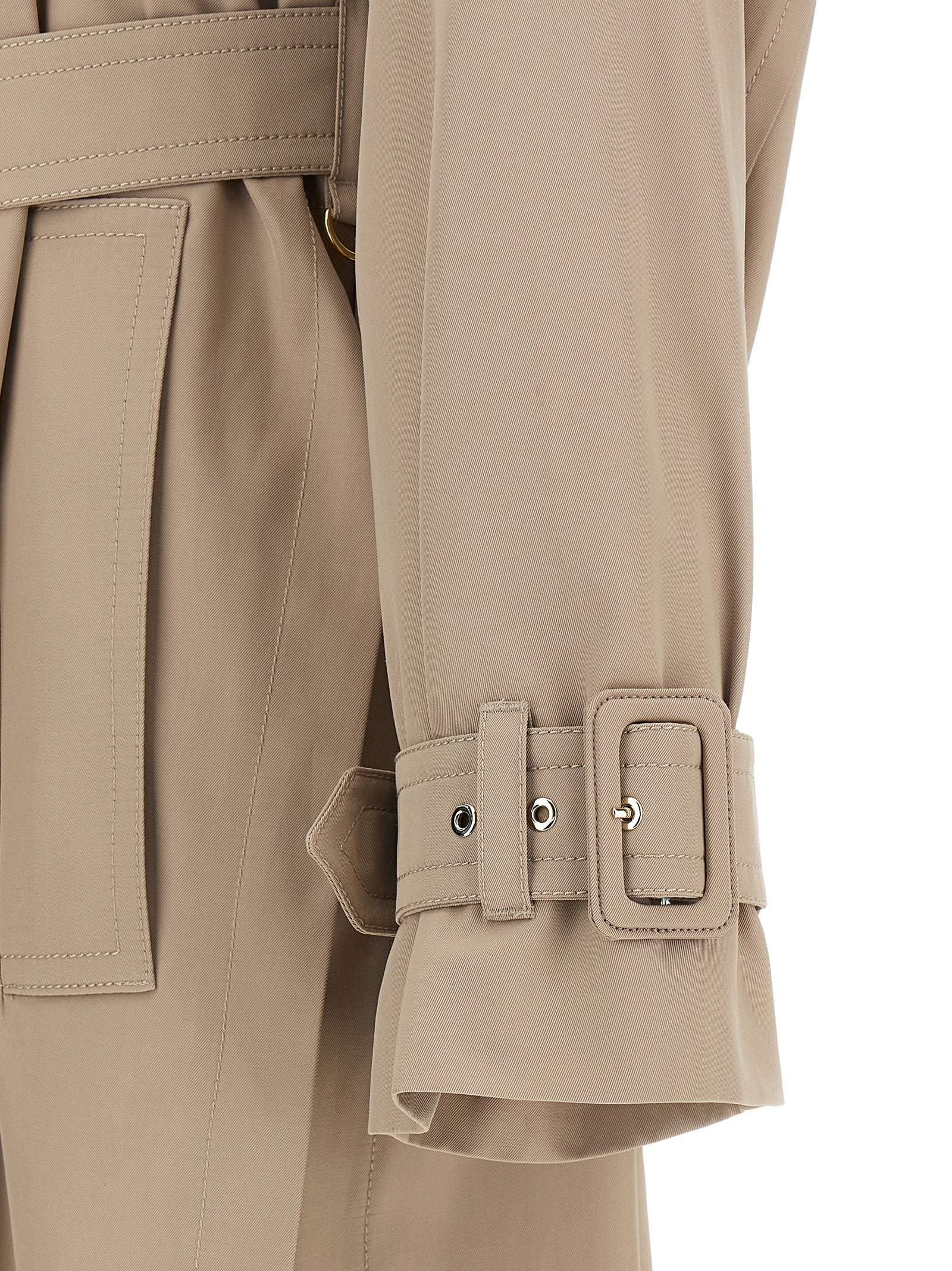 SpxGocce trench coat Beige Polyester Coats