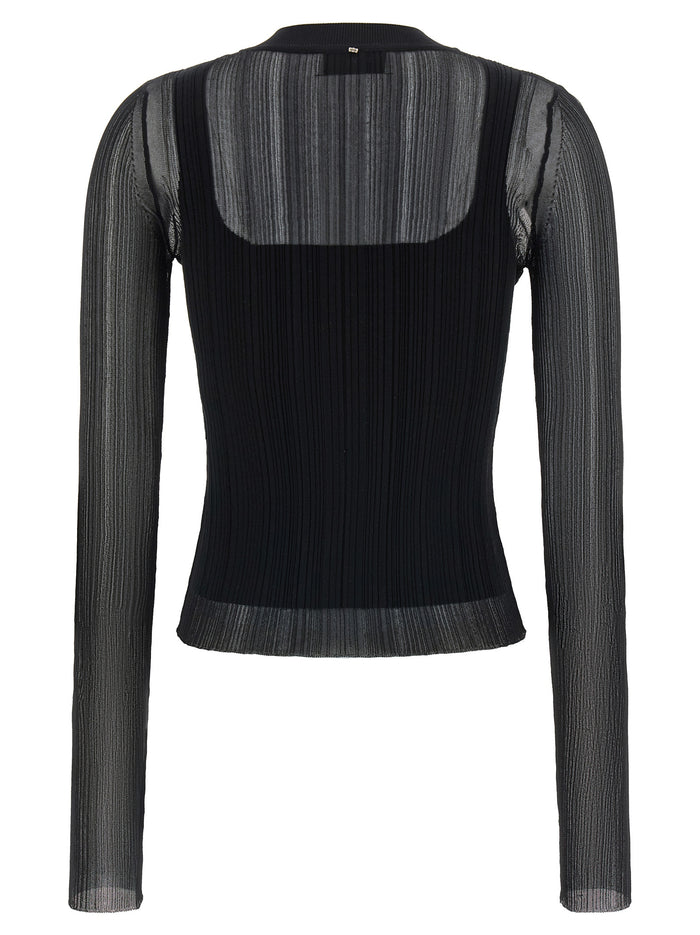 SpxBuono sweater Black Viscose Sweater, Cardigans