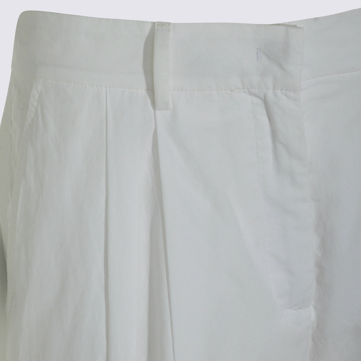 Moorer Trousers White _co