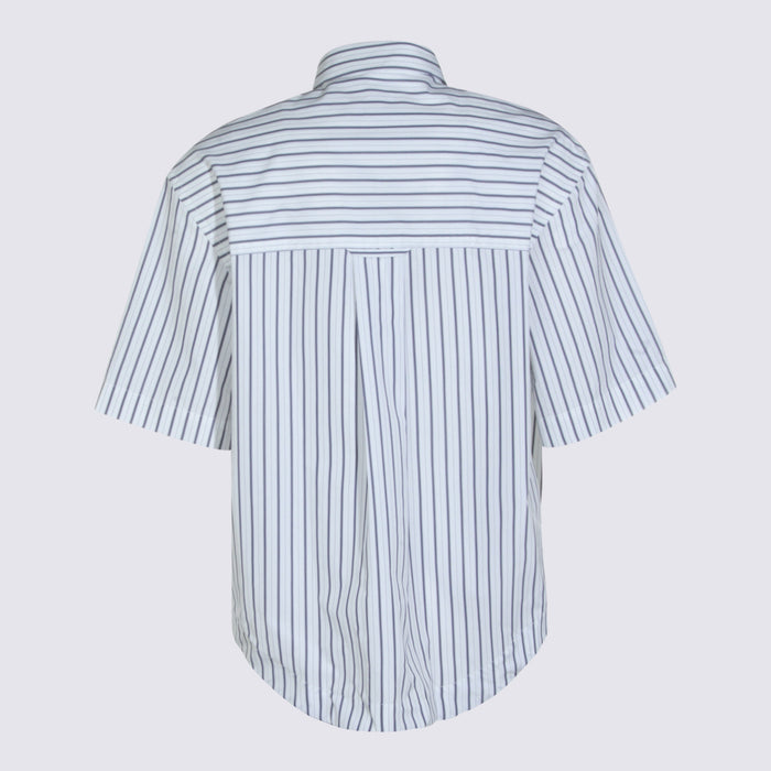 Ami Paris Shirts White-blue _co