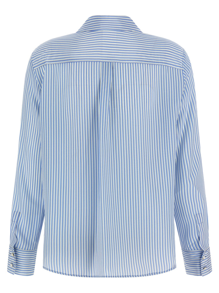 Mstflirt Shirt Light Blue Silk Shirt, Blouse