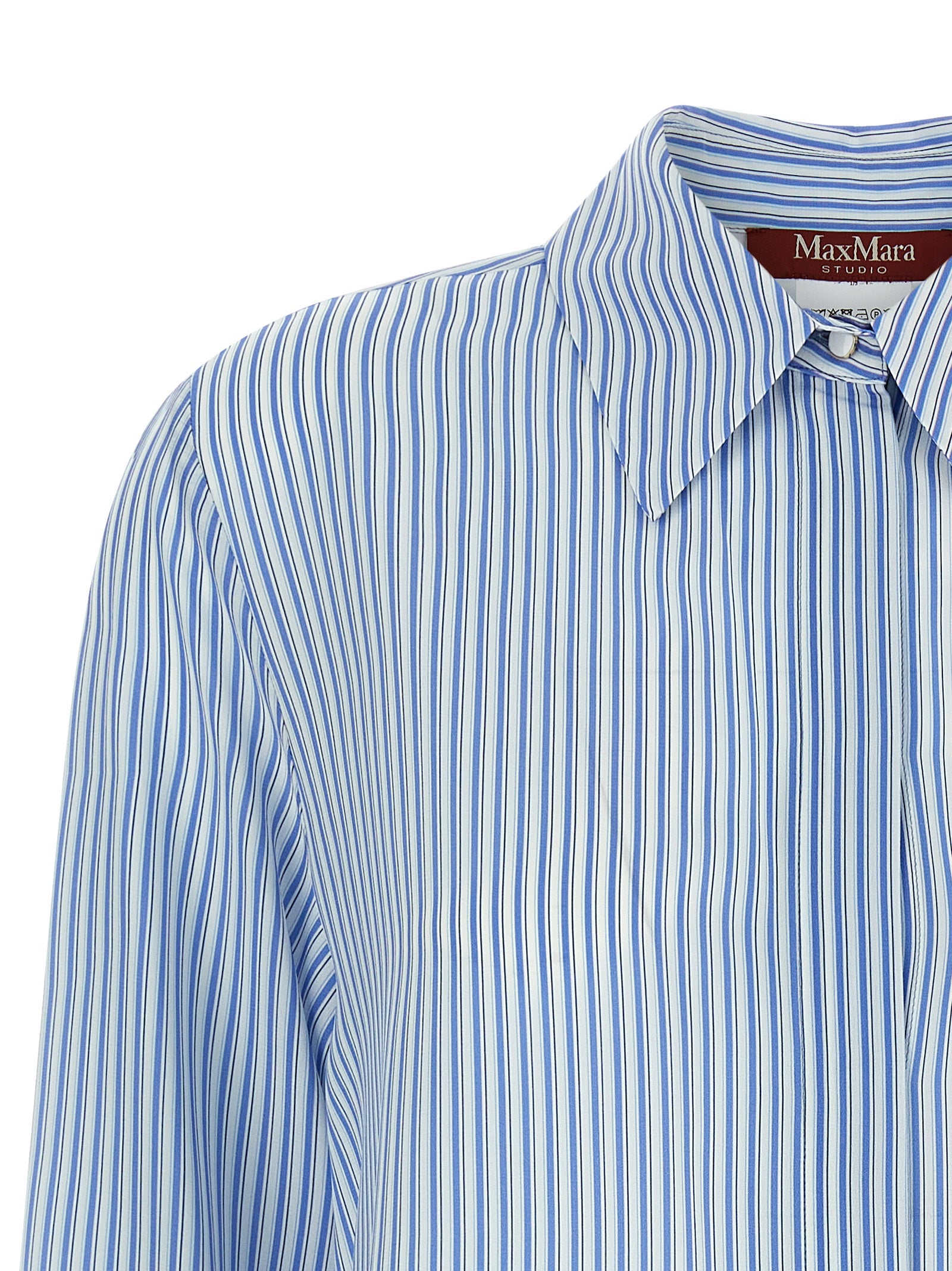 Mstflirt Shirt Light Blue Silk Shirt, Blouse