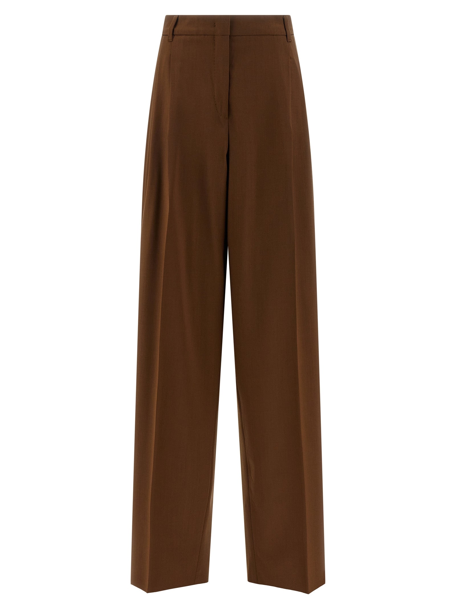 MstBacio pants Brown Virgin Wool