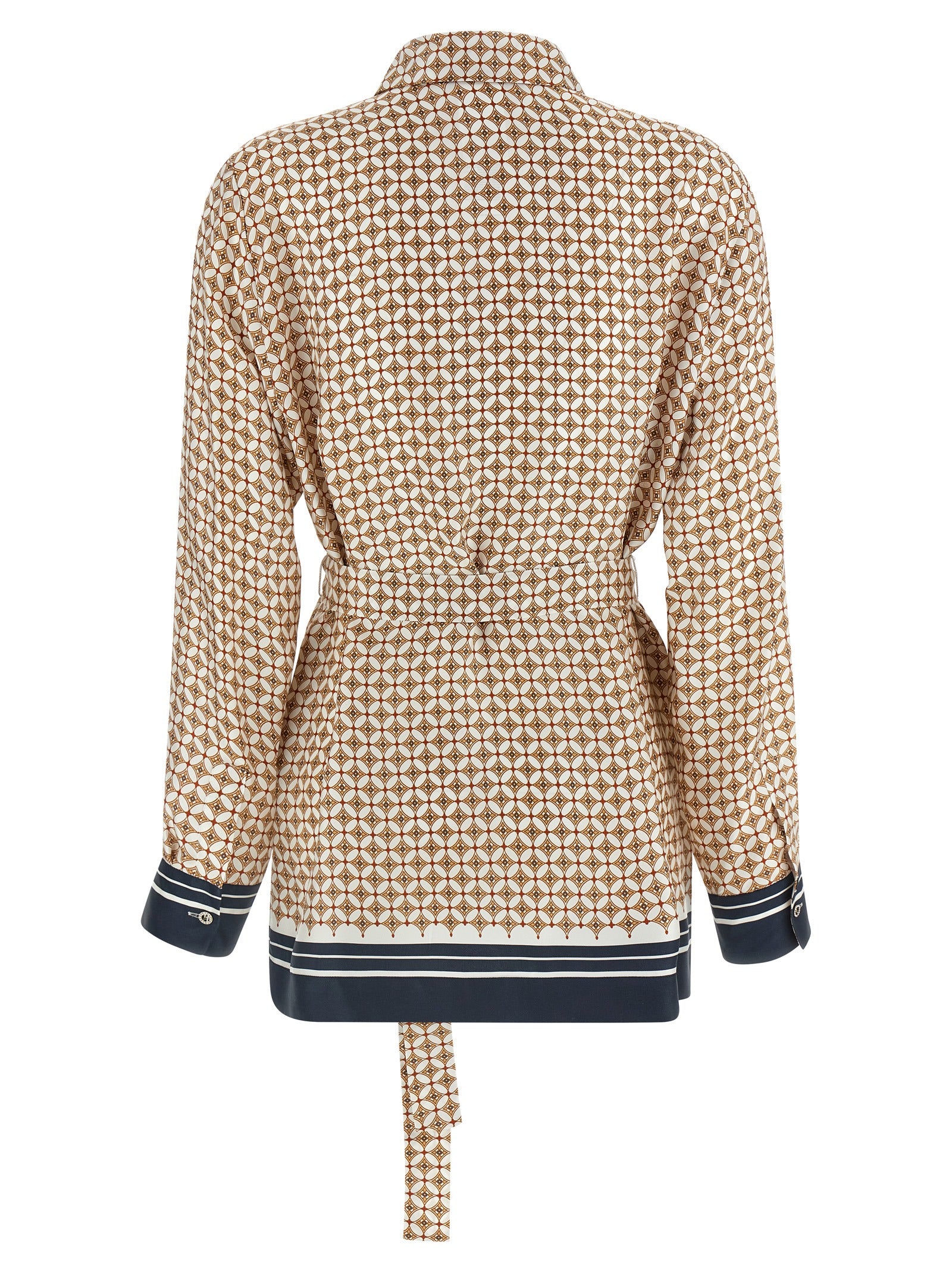MstTenuta shirt Brown Silk Shirt, Blouse