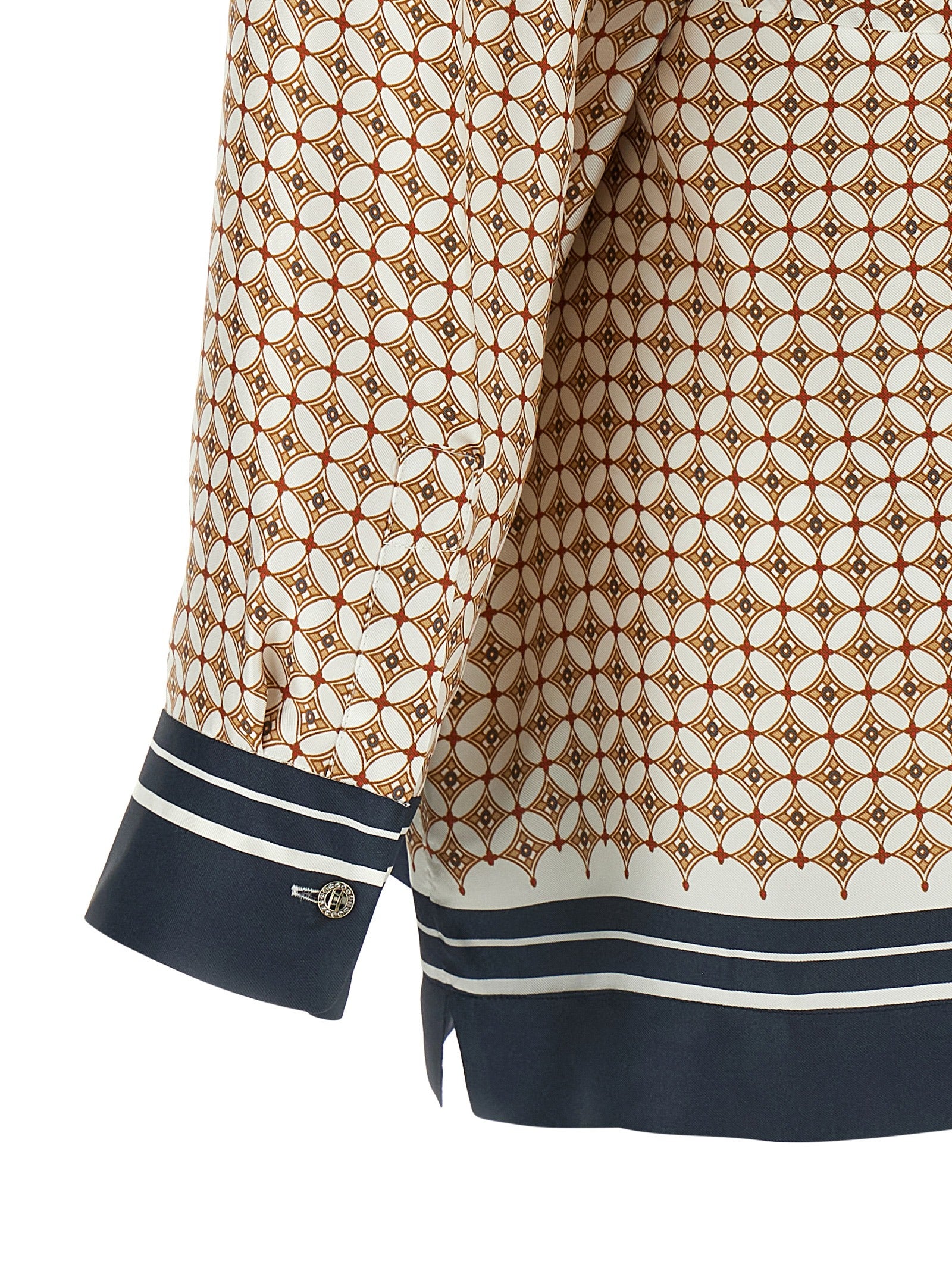 MstTenuta shirt Brown Silk Shirt, Blouse