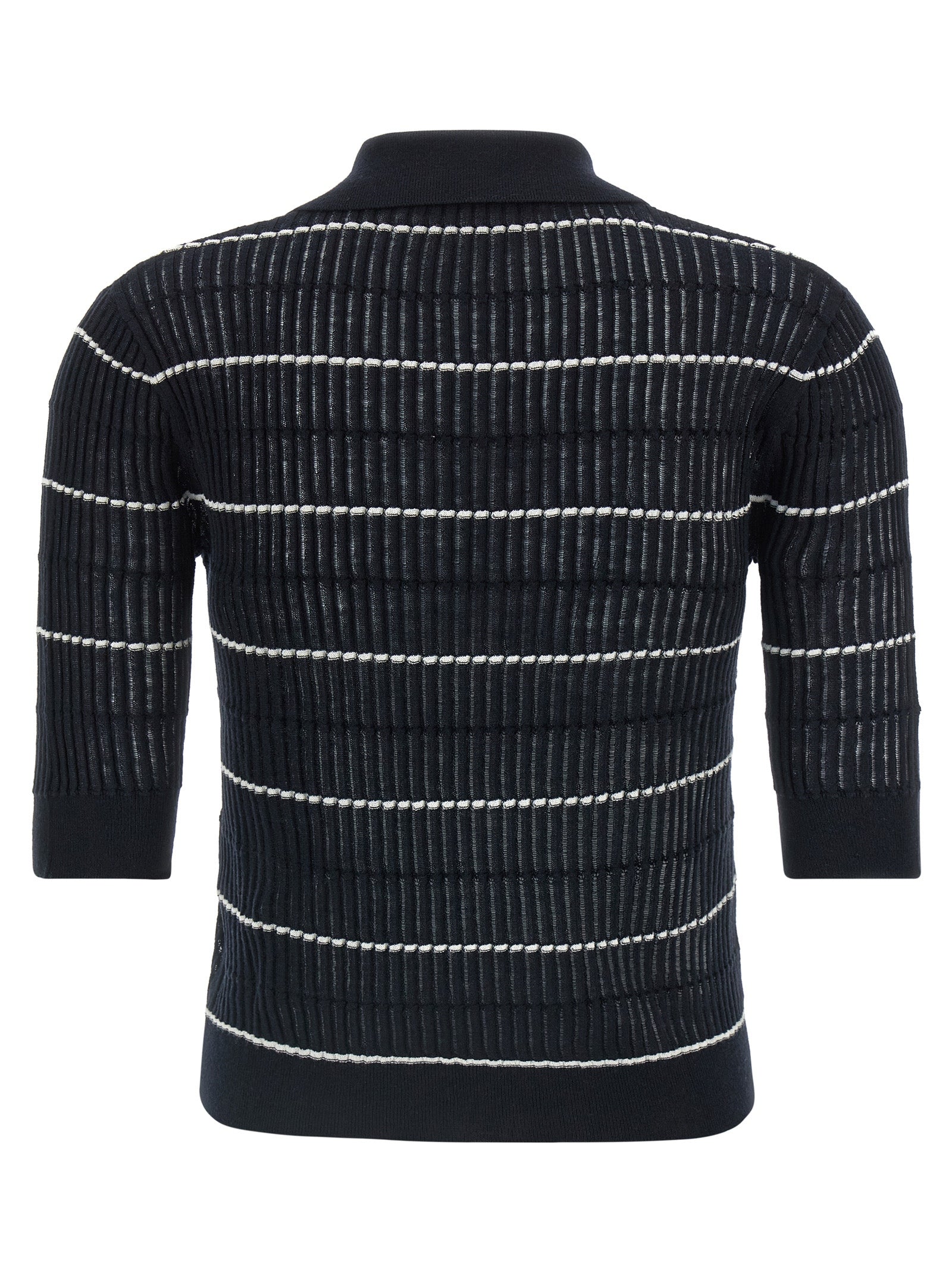 MstGallo polo shirt Blue Silk