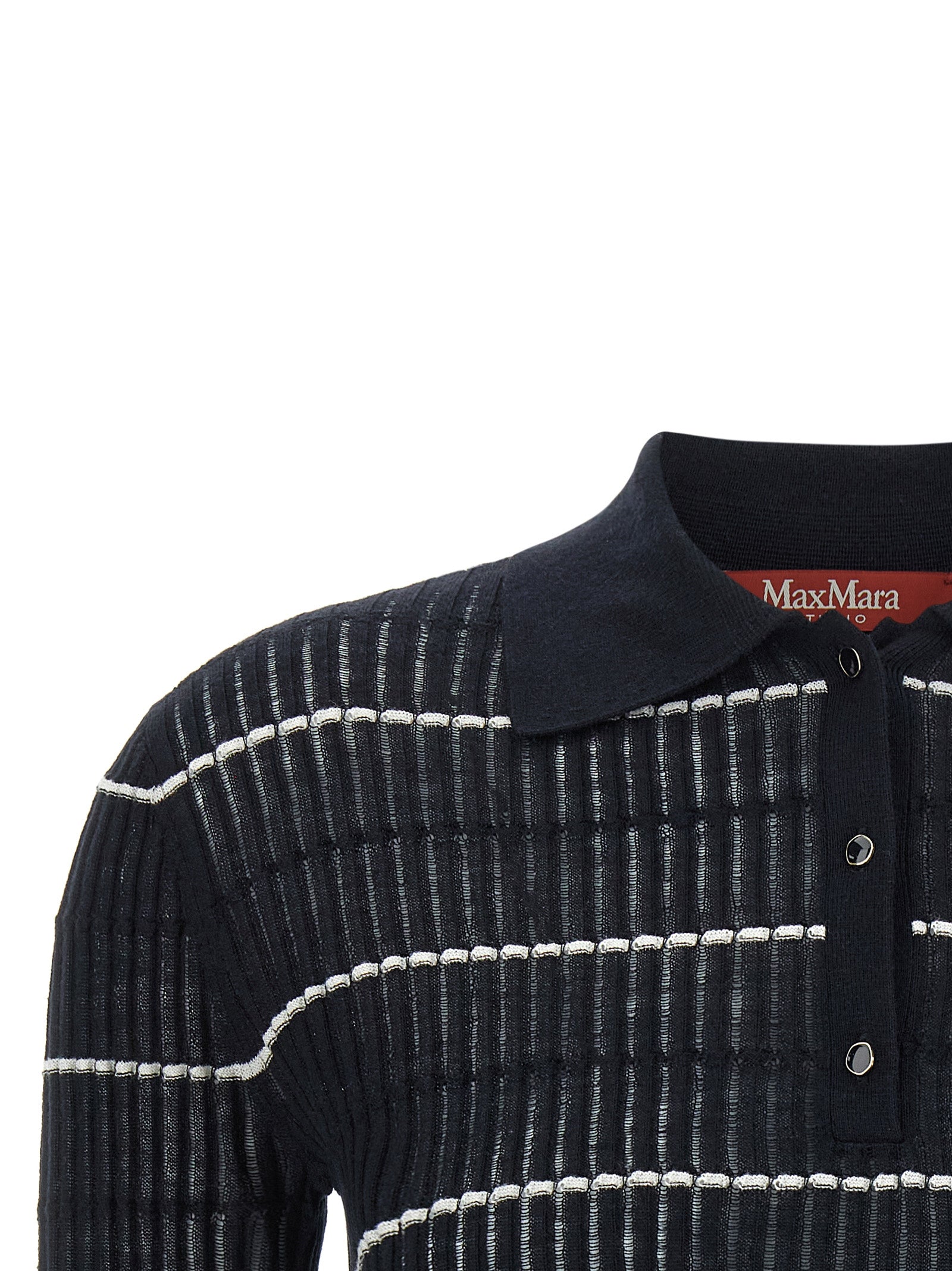 MstGallo polo shirt Blue Silk