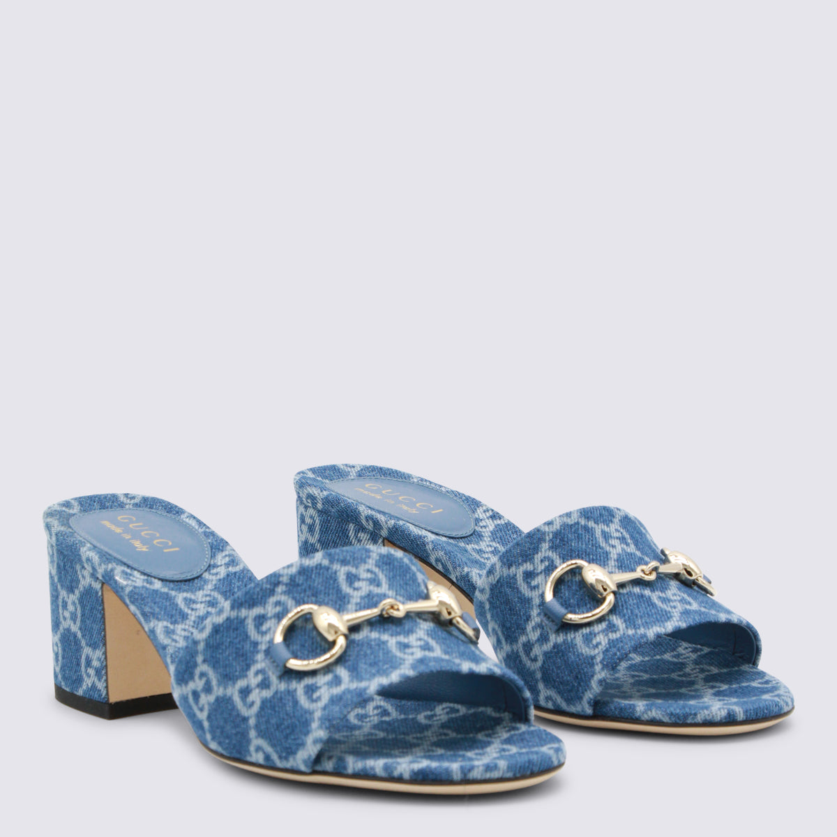 Gucci Sandals Denim _cover Tex Sole Le