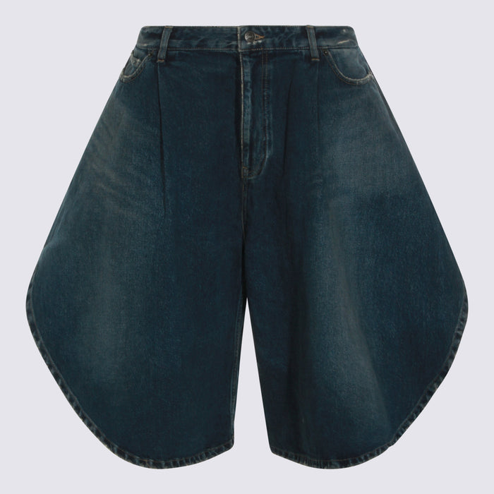 Balenciaga Shorts Dark Ocean _co