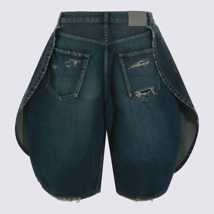 Balenciaga Shorts Dark Ocean _co
