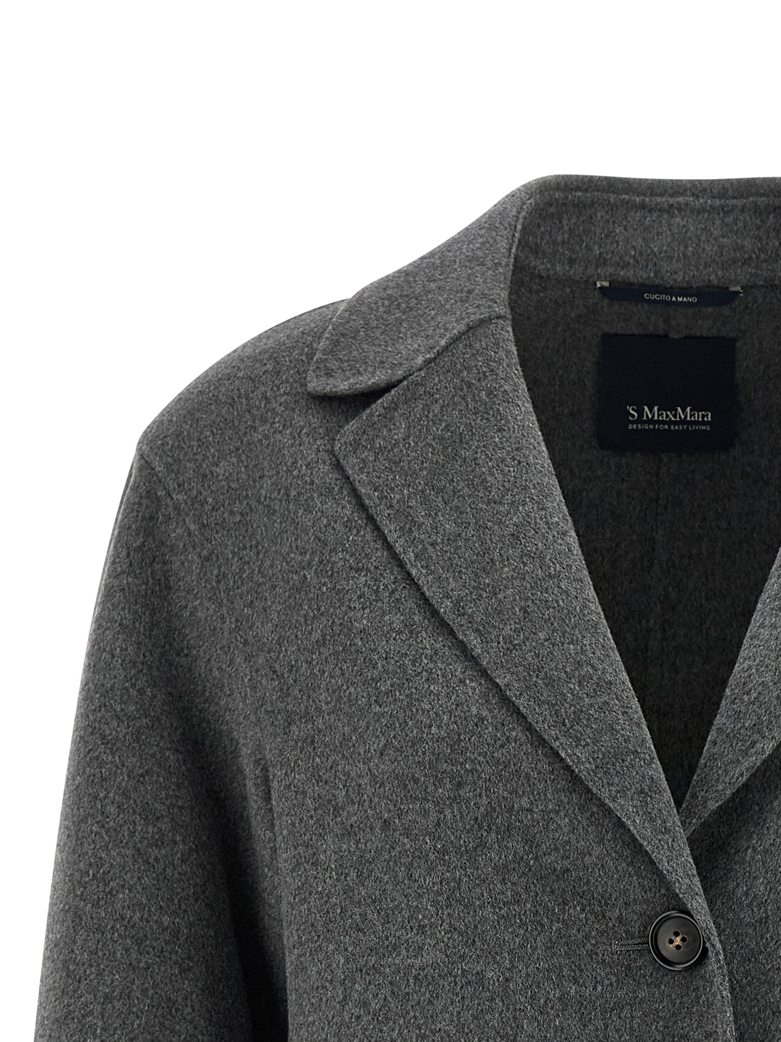 SmmElfi blazer Gray Virgin Wool Blazer, Suits