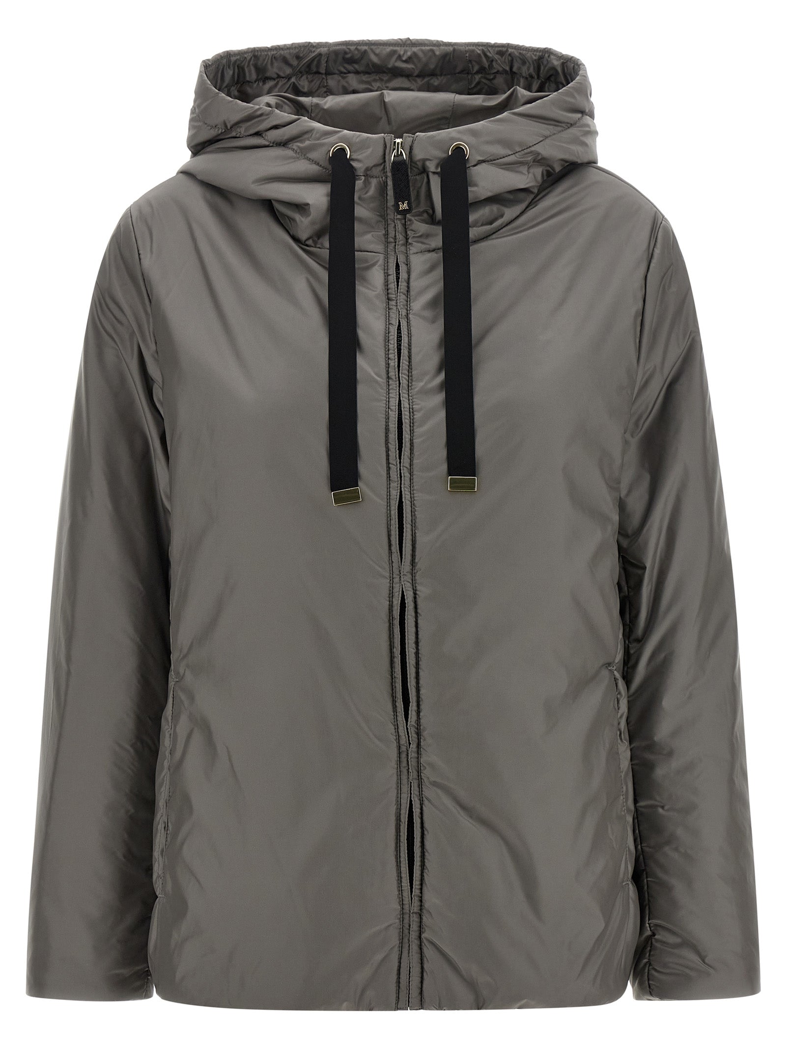 Greenh jacket Gray Polyester Down Jacket, Parka, Casual