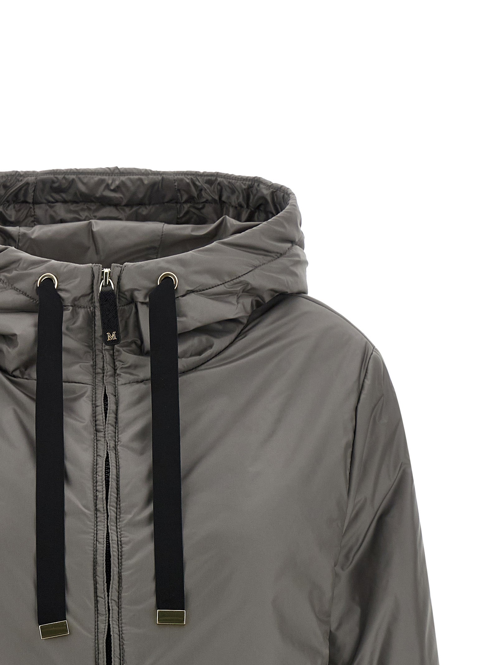 Greenh jacket Gray Polyester Down Jacket, Parka, Casual