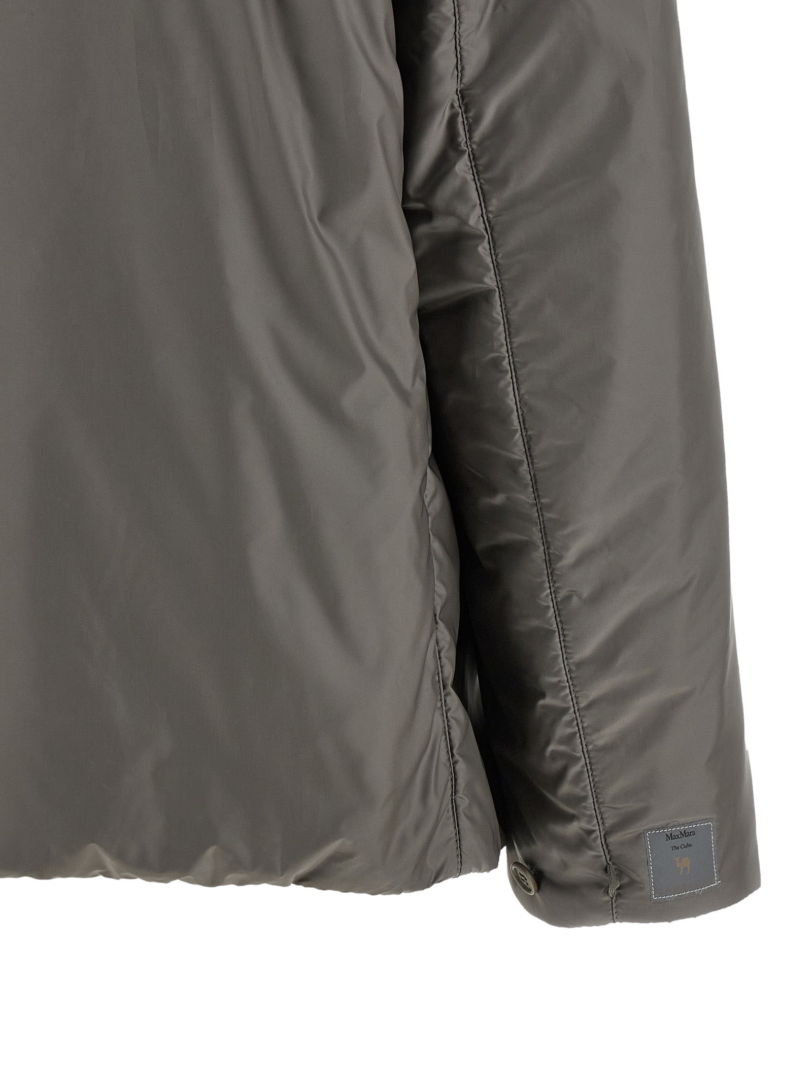 Greenh jacket Gray Polyester Down Jacket, Parka, Casual