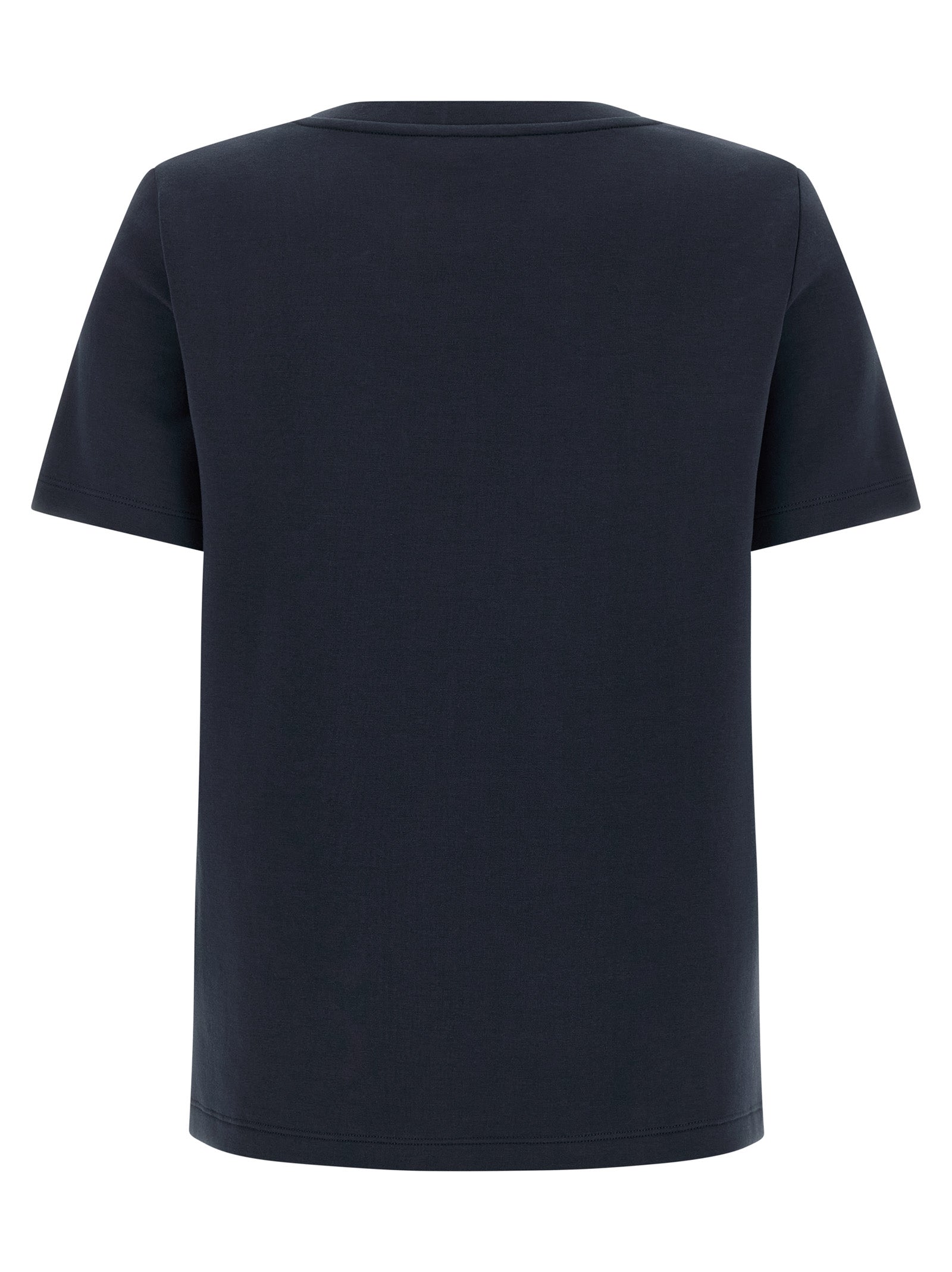 SmmNancy T-shirt Blue Cotton Polyester Elastane