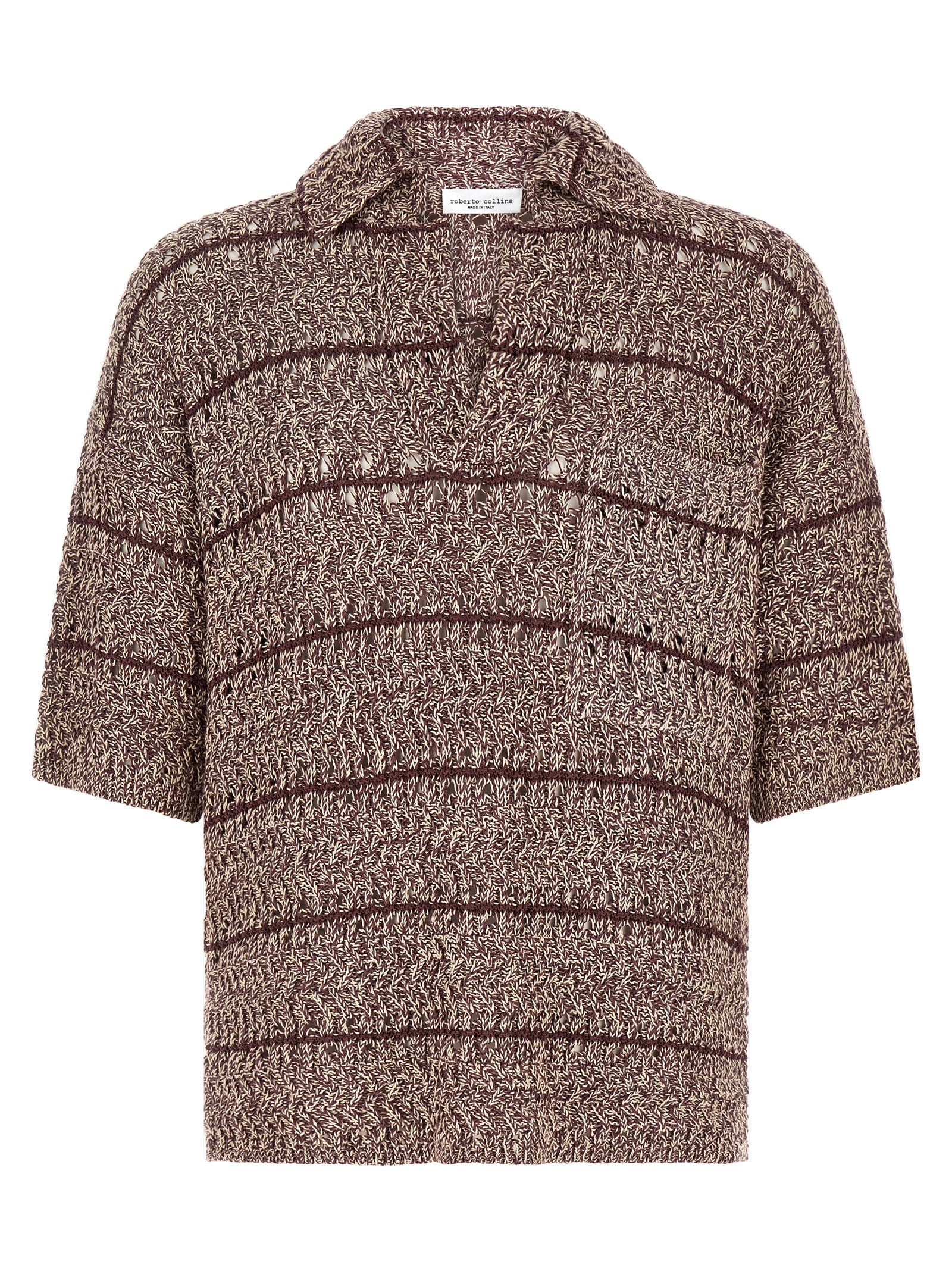Mouliné polo shirt Multicolor Cotton Polyamide