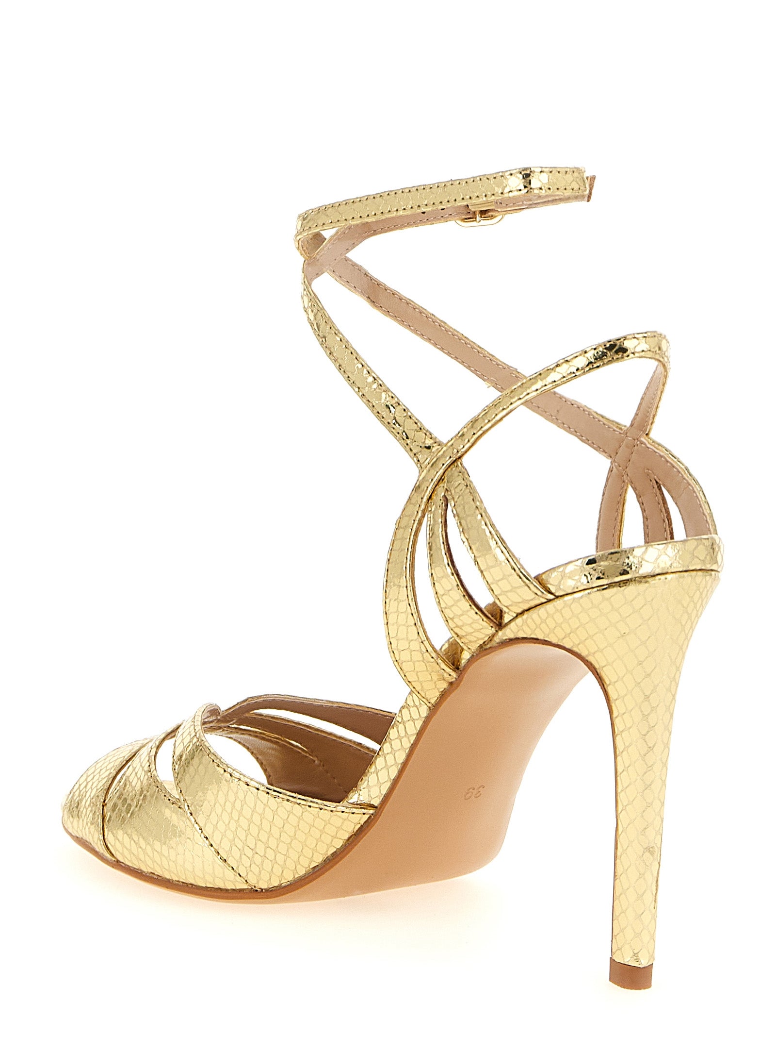 Tejus sandals Gold Leather