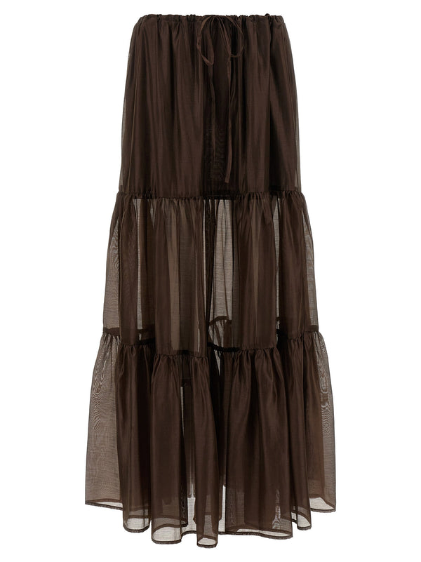 Twin Set Flounces Skirt