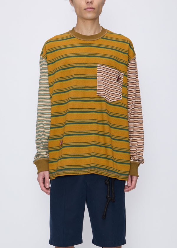 Song For The Mute 100% cotton sweater in orange
