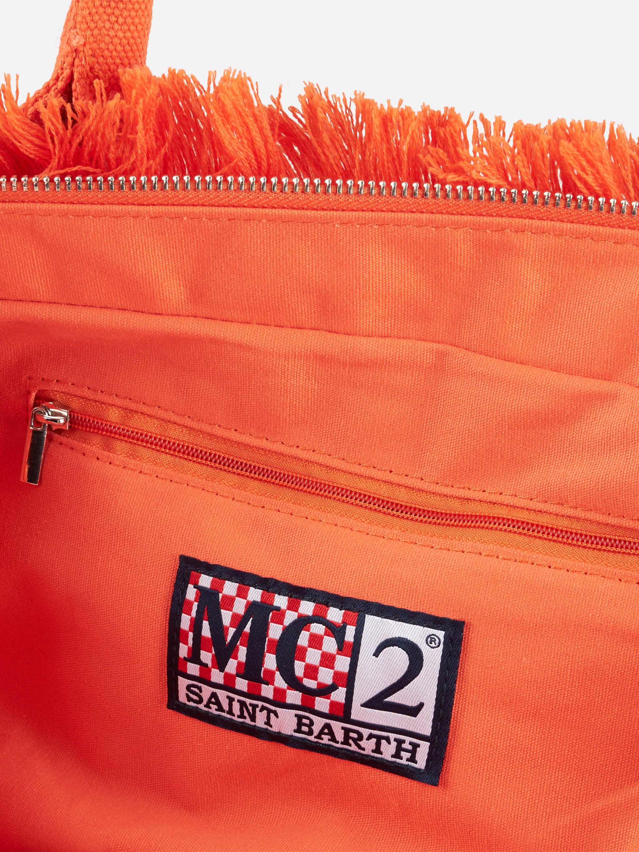 Colette Crochet Orange Tiles Pattern Bag