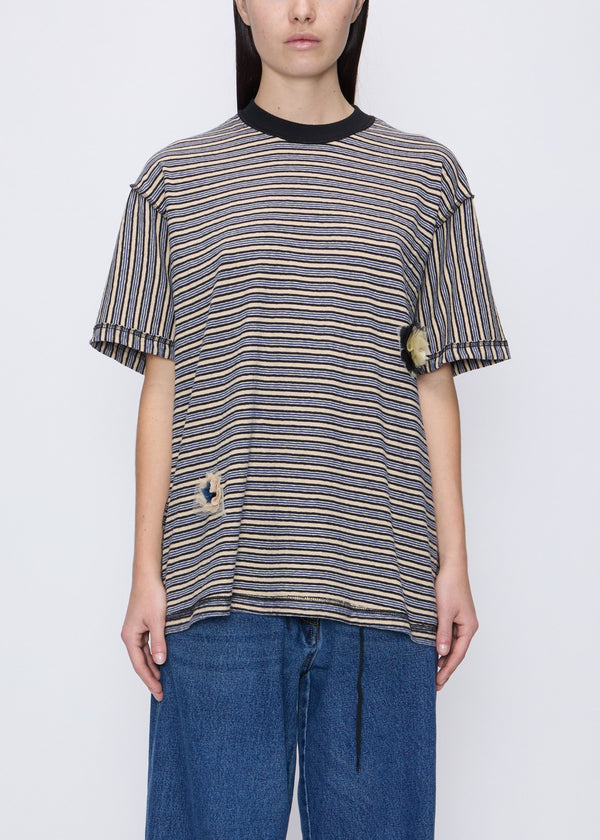 Song For The Mute 100% cotton t-shirt in navy