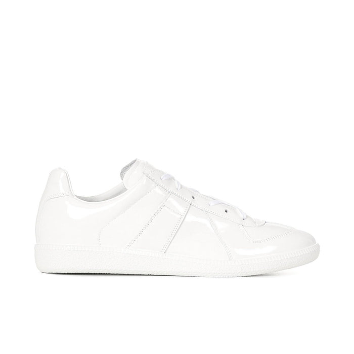 Leather Sneakers White Calf