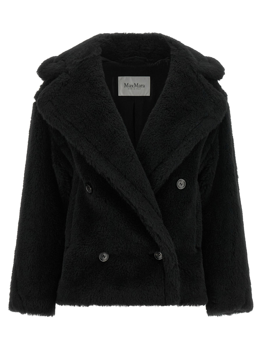 Max Mara Alcuno Coat — Black