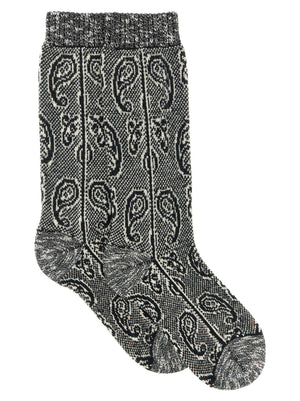 Dries Van Noten Paisley Jacquard Socks