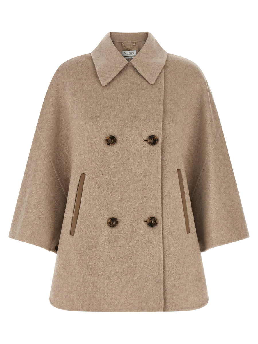 Max Mara Ospite Cape — camel