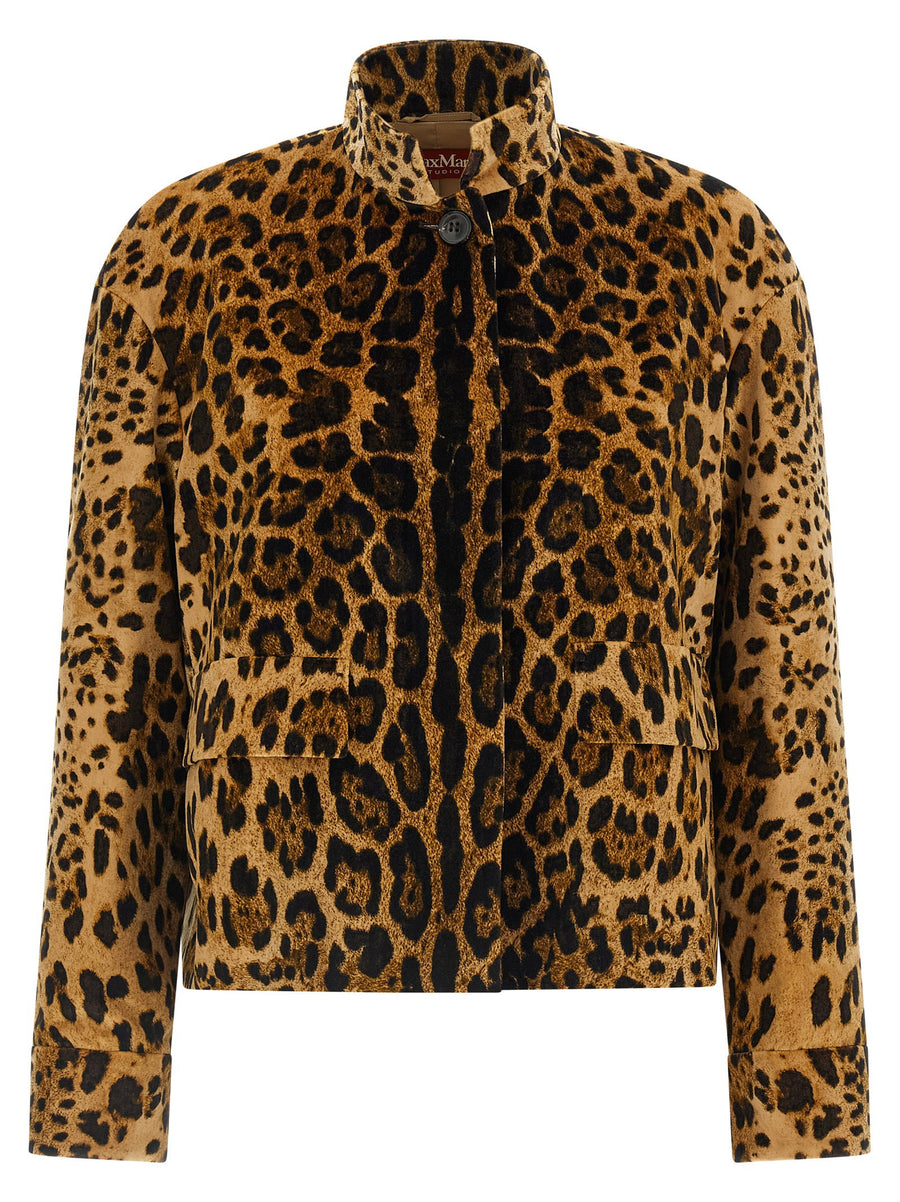 Max Mara Studio Jacket — Brown