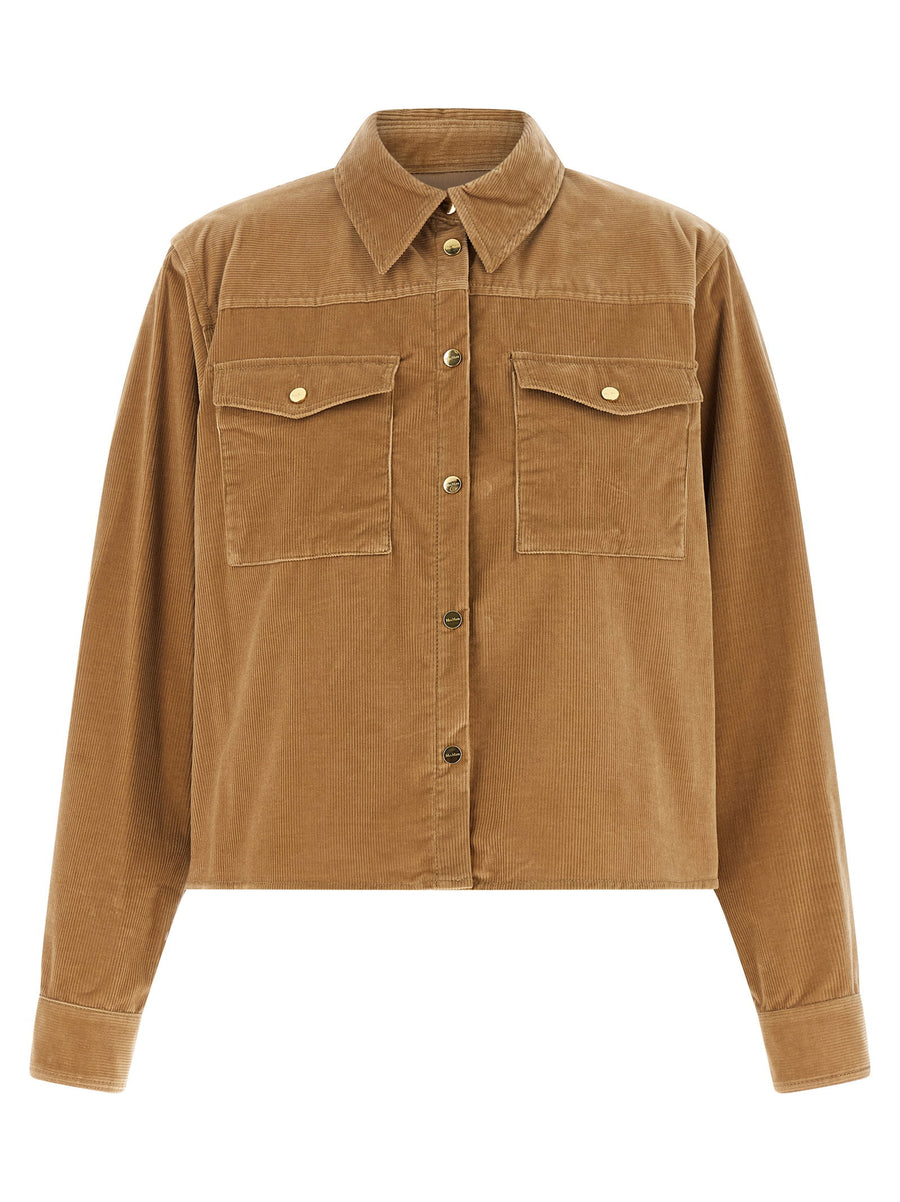 Max Mara Studio Overshirt — Camel