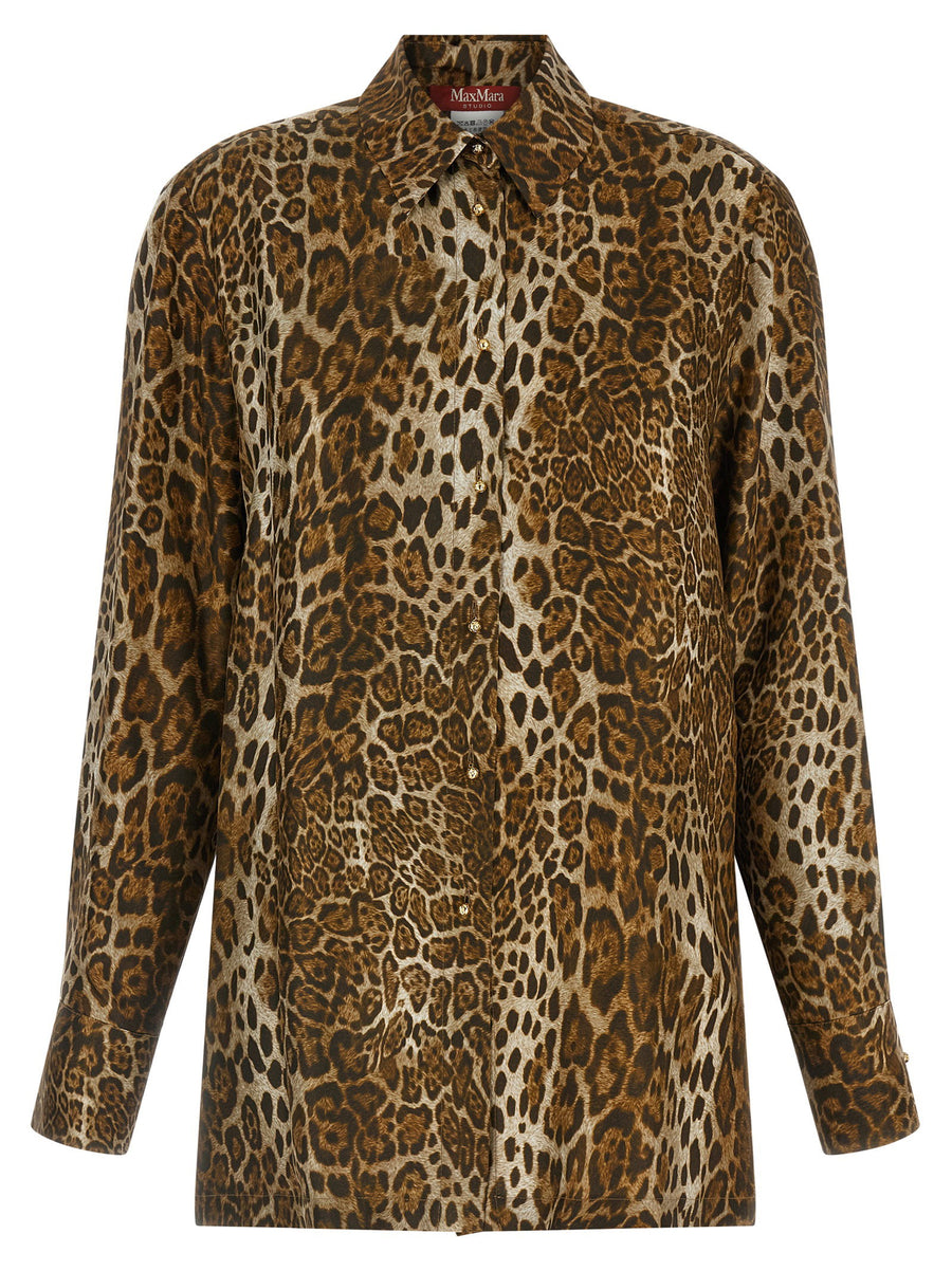 Max Mara Studio Shirt — Brown