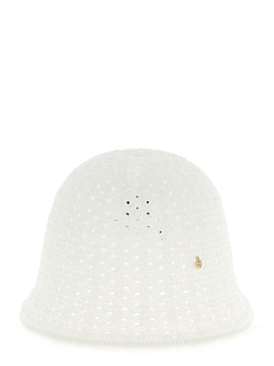 Maison Michel Bucket Hat — Cream