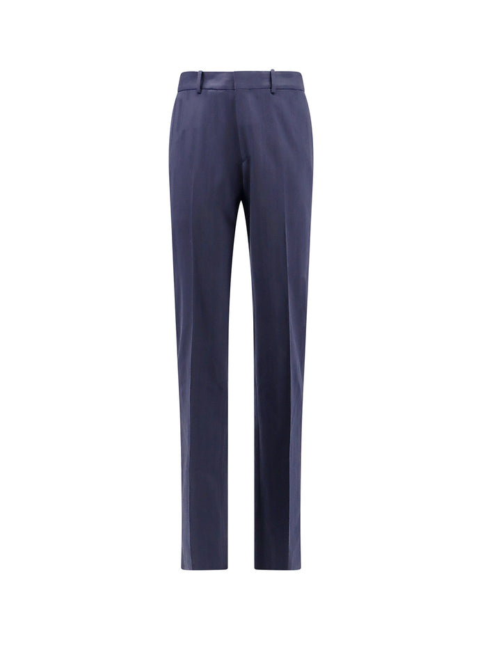 Off White RTW Blue Lana Vergine Elastan