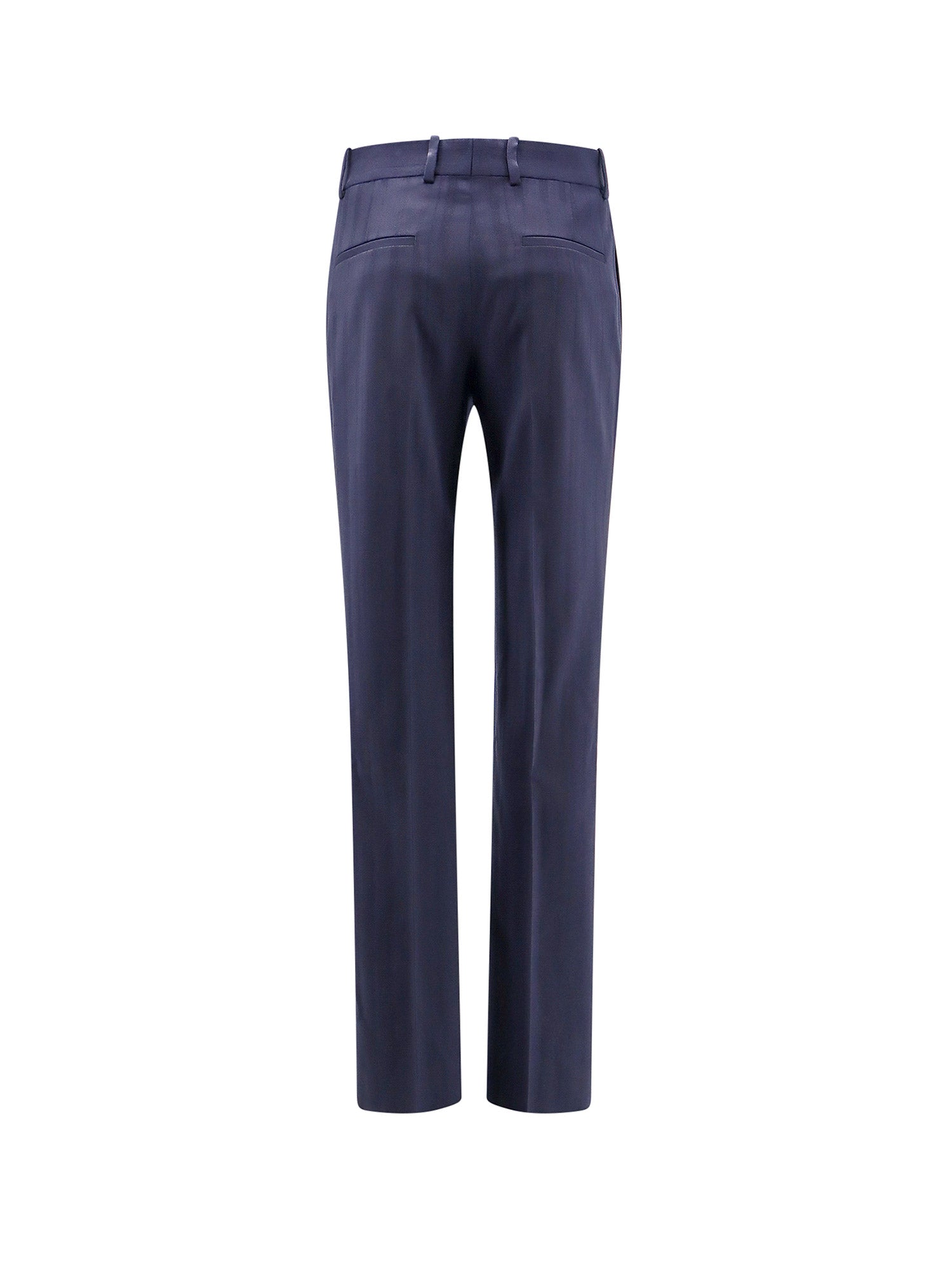 Off White RTW Blue Lana Vergine Elastan