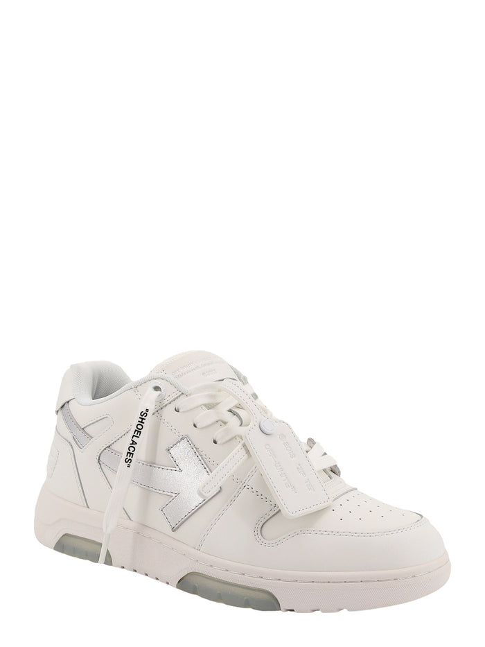Off White Sneakers Pelle