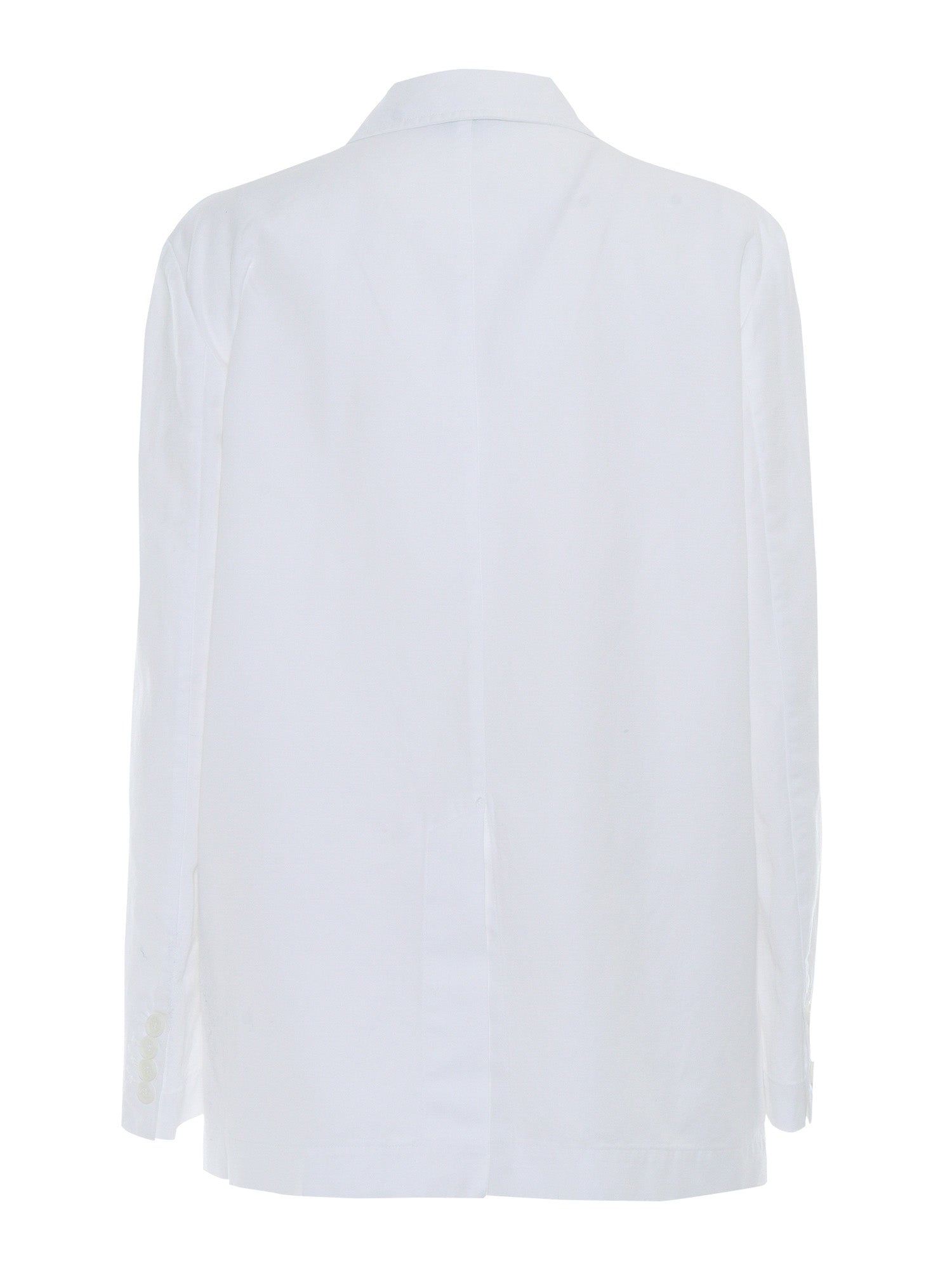 MOD.0931 JACKET White Cotton Linen