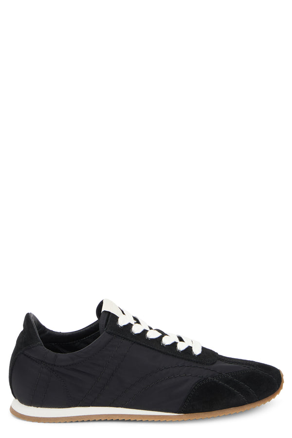 Sneakers Recycled Nylon And Suede Black Trainers