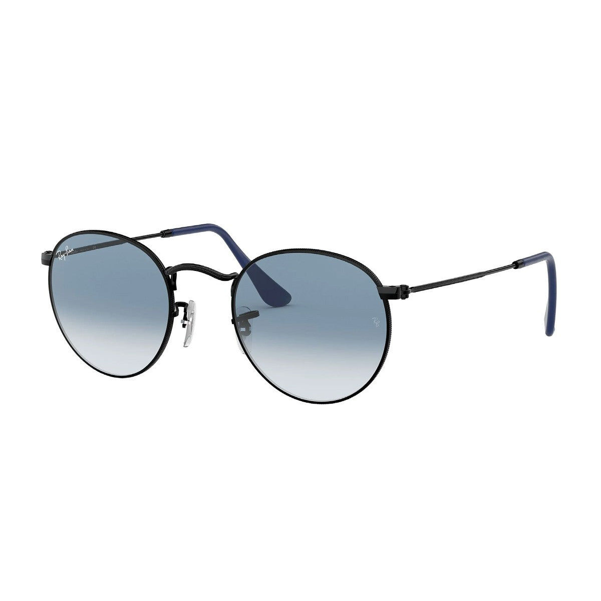 Ray-Ban Rb3447 - Round Metal Black Metallo Sunglasses