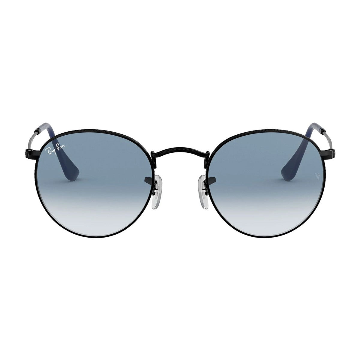 Ray-Ban Rb3447 - Round Metal Black Metallo Sunglasses