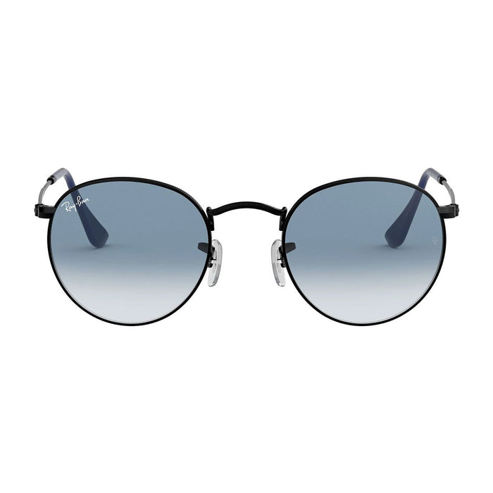 Ray-Ban Rb3447 - Round Metal Black Metallo Sunglasses
