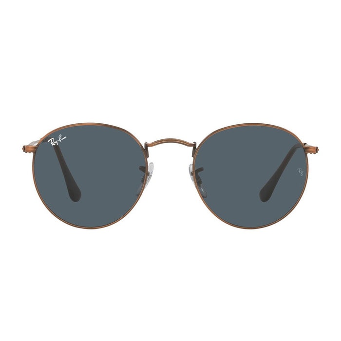 Ray-Ban Rb3447 - Round Metal Brown Metallo Sunglasses