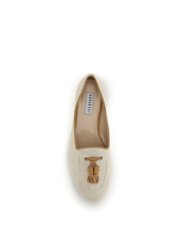 Loafers Raffia Straw